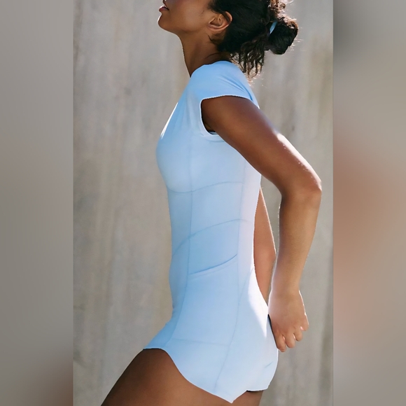 FP Movement by Free People Light Blue Romper - Picture 2 of 7